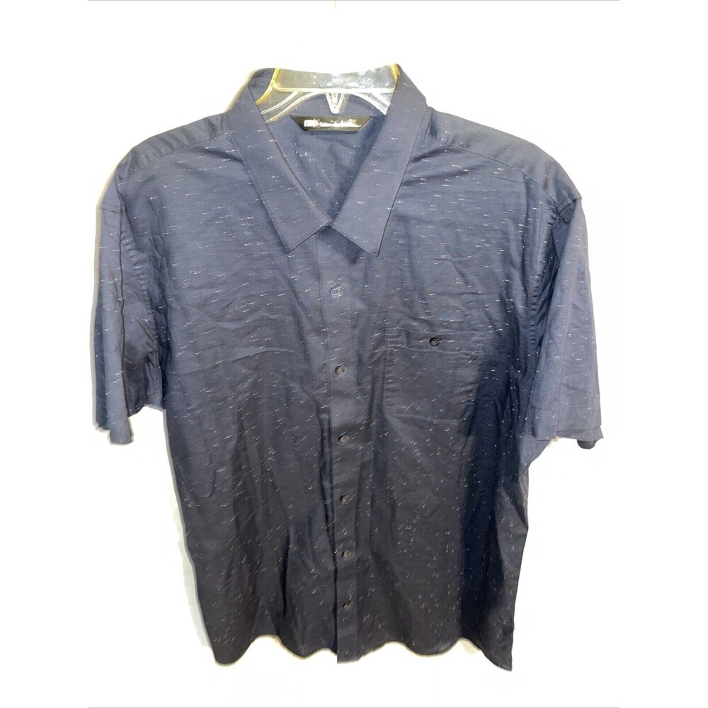 Travis Mathew Men’s Casual Shirt Size XL Navy Blue Comfort Going Out Party